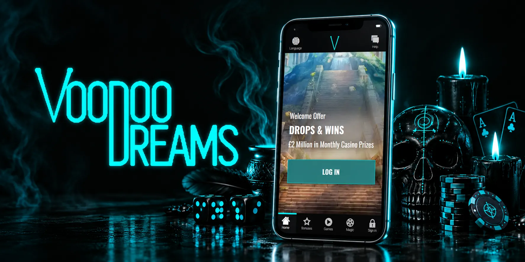 VoodooDreams Casino App Screenshot
